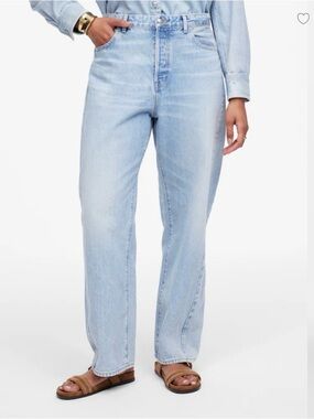 Madewell - Curvy Pieced Barrel-Leg Jeans - Size 26 - Foster Wash - Sold Out